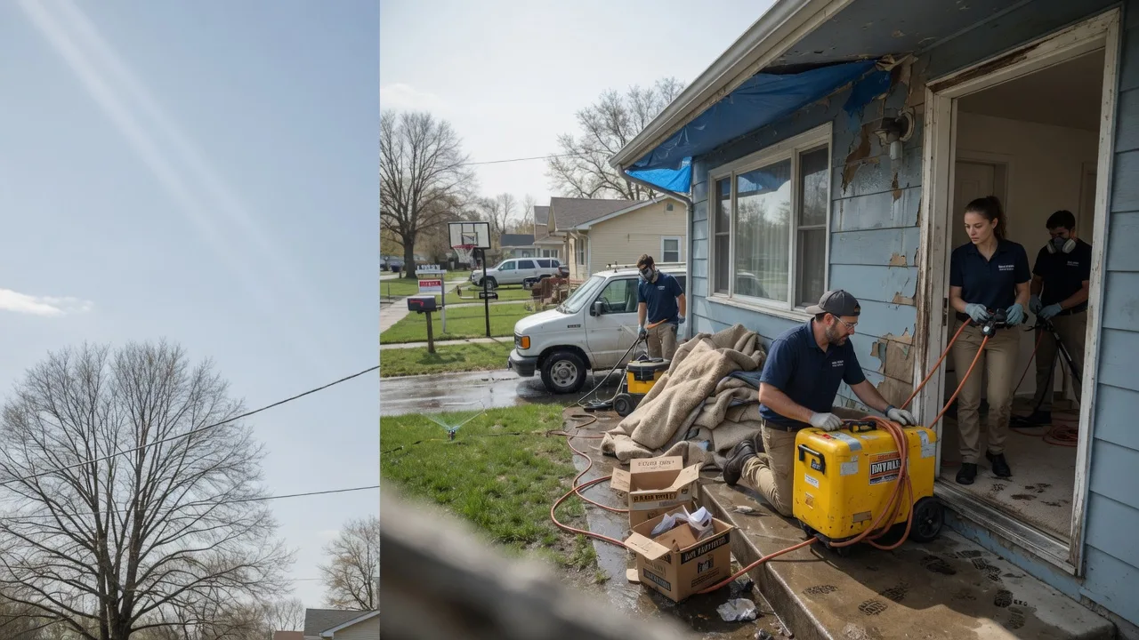 Basement Flood Cleanup in Alderson, OK near me